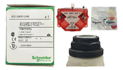 Botao 30mm Plástico Pastilha Colorida 9001skr1uh6 Schneider Multicolor 1nf