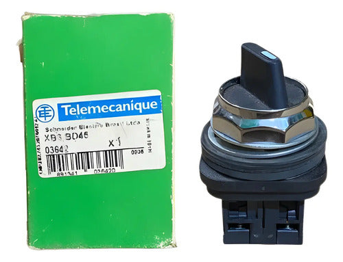 Botão 22mm 1na+1nf Preto Xb3bd45 Telemecanique Preto