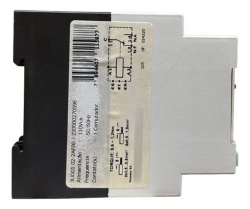 Relé 110vca 50/60hz 3ug0502-2af00 Siemens 110vca