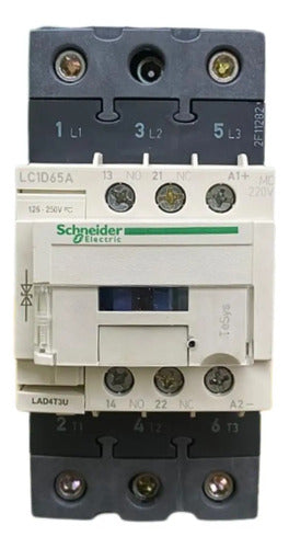Contator Tesys D Everlink 3p 220v 65a Lc1d65amd Schneider  220v