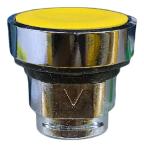 Kit Com 2: Cabeçote P/ Botão 22mm Amarelo Zb4bh05 Schneider Amarelo