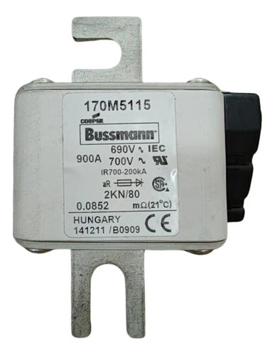 Fusivel Ultra Rapido 900a 690v Nh2 170m5115 Bussmann 690v