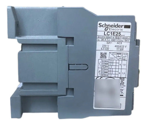 Contator Tripolar 25a 1na 24vca Lc1e2510b7 Tesys Schneider 24v