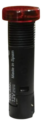 Led Protegido Sinalizador 12mm Vermelho Xvla324 Schneider