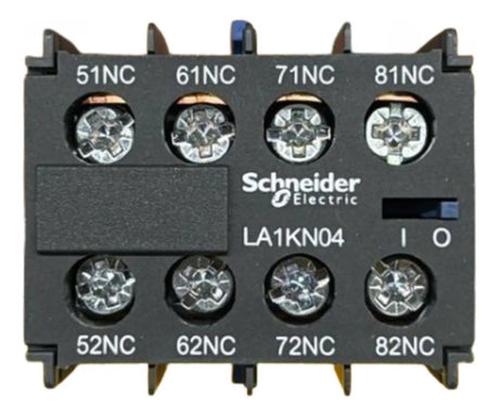 Bloco De Contato Auxiliar Instantâneo 4nf La1kn04 Schneider 690v