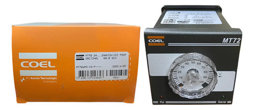 Rele Tempo Mt72w-pr-is 60seg Mt72 24/240vca/vcc Coel 240vca