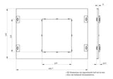Placa Frontal Lvs03692 Para Mtz1/nt Schneider Prismaset P