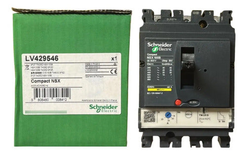 Disjuntor Tripolar 25a Nsx100b-tm25d Lv429546 Schneider