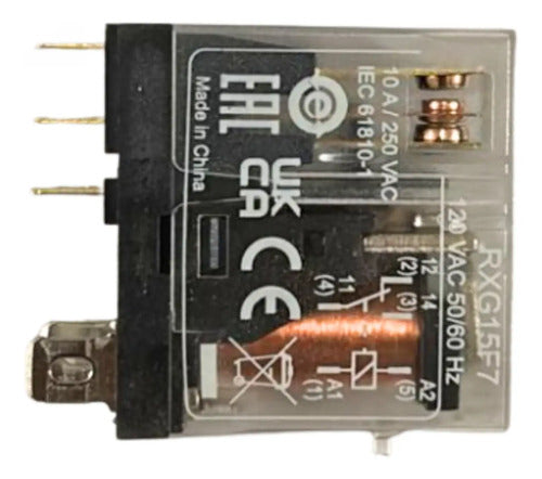 Kit Com 4: Relé De Interface 10a 120vca Rxg15f7 Schneider 120vca