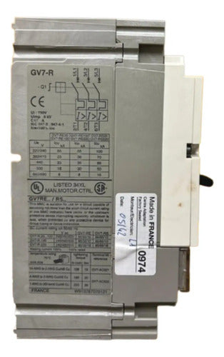 Disjuntor Tesys Gv7 30-50a 65ka Gv7rs50 Schneider - 50 60 Hz