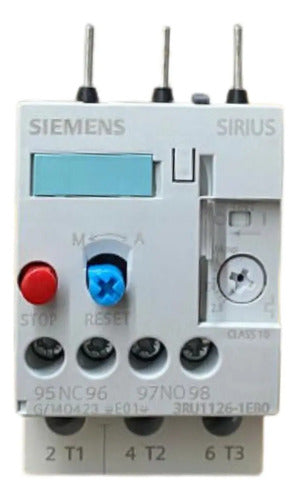 Relé Térmico De Sobrecarga 2,8 - 4 A 3ru1126-1eb0 Siemens -