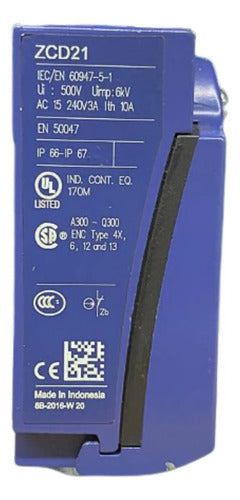 Corpo Fim De Curso Zcd21 1na+1na Telemecanique