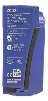 Corpo Fim De Curso Zcd21 1na+1na Telemecanique