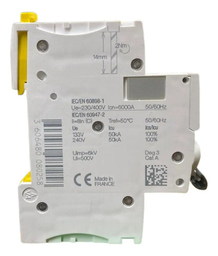 Disjuntor Acti9 Ic60n 1p 4a Curva C A9f74104 Schneider