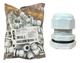 Kit Com 15 Peças: Prensa Cabo S803ci Cinza Pg16 Steck
