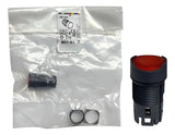 Kit Com 2: Cabeçote P/ Botão 16mm Luminoso Zb6da5 Schneider Vermelho 0