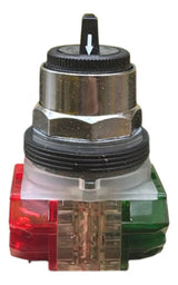 Comutador 30mm Metálico 1naf 3 Posi 9001ks502bh37b Schneider Preto/vermelho/verde -