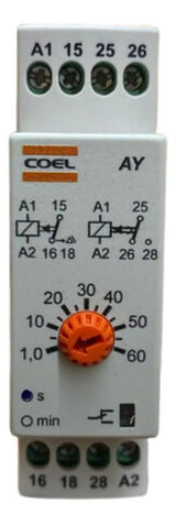 Rele Tempo Ay 60seg 100/220v Coel 220