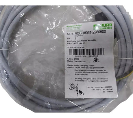 Conector Plug A 18mm 7000-18061-2260500 Murr Novo!
