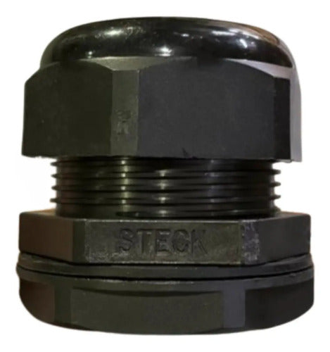 Kit Com 2 Peças: Prensa Cabo 2'' Preto Bsp2 S857cpti Steck