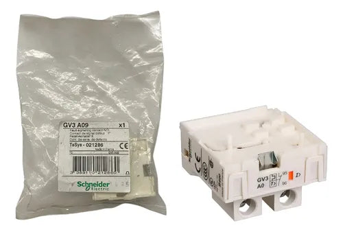 Bloco De Contato Sinalizaçao Defeito Gv3a09 Schneider -