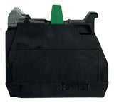 Kit Com 4 Peças: Bloco De Contato 1na Zbe101n Schneider Preto C/ Verde 1na