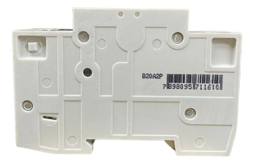 Kit Com 3: Disjuntor Termomagnetico 5sx1220-6 2p 20a Siemens