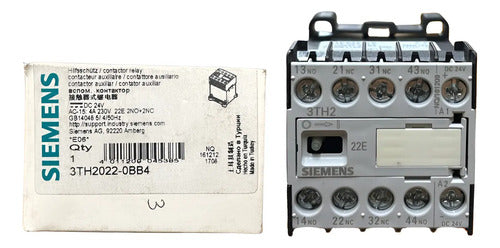 Contator Auxiliar 3th2022-0bb4 3na+1nf 230v Siemens 230 V
