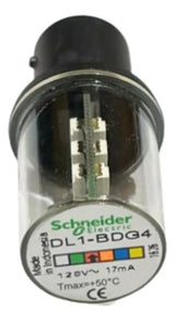 Lampada Led Para Base Ba15d 120v Vermelho Dl1bdg4 Schneider