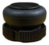 Kit Com 2: Botão 22mm Plástico Xaca9412 Preto Shcneider Preto 0