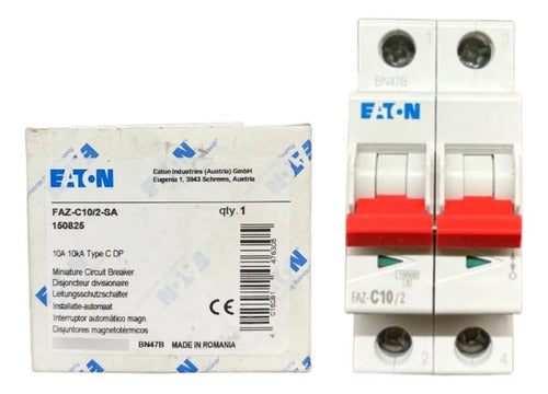 Disjuntor Bipolar Faz-c10/2-sa 10a Eaton