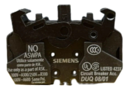 Contato Auxiliar 3vl9800-2ae00 1na+1nf Siemens Não Informado
