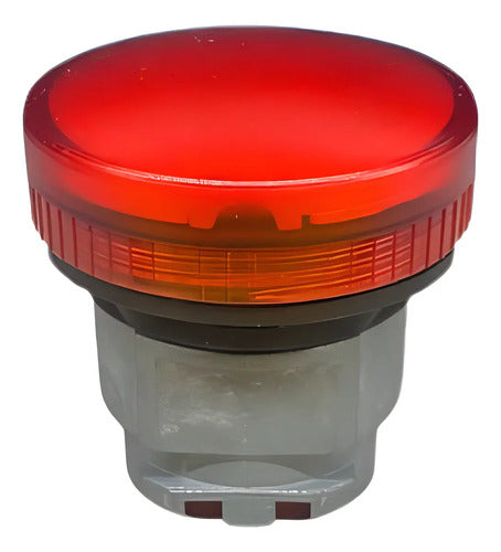 Kit Com 3: Cabeçote Para Sinalizador 22mm Zb4bv04 Schneider Vermelho -