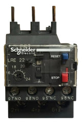 Relé De Sobrecarga Térmico 16-24a Lre22 Schneider 690 Vca