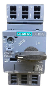 Disjuntor Motor 3rv2011-1fa20 3,5-5,0a Siemens - 50/60hz