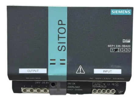 Fonte Sitop Modular 6ep1336-3ba00 20a 24v Siemens