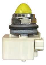 Sinaleiro 30mm Metálico Amarelo P/ Ba9s 9001kp40y9 Schneider Amarelo 6v