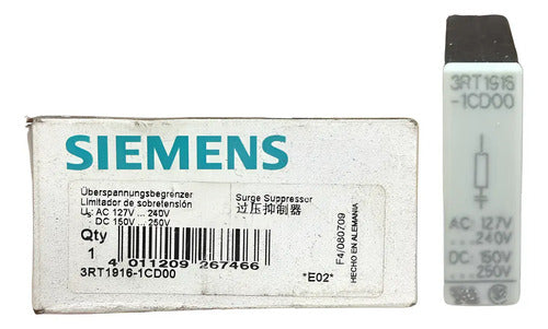 Kit Com 3: Supressor Para Contator 3rt1916-1cd00 Siemens