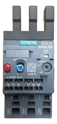 Relé De Sobrecarga 3ru2126-1cc0 1,8-2,5a Siemens  690v