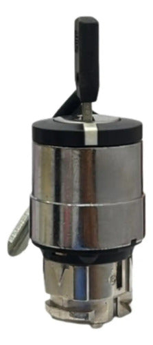 Chave Seletora Ø22mm Metálica, 2 Pos Na+nf Xb4bg25 Schneider Metal Cromado