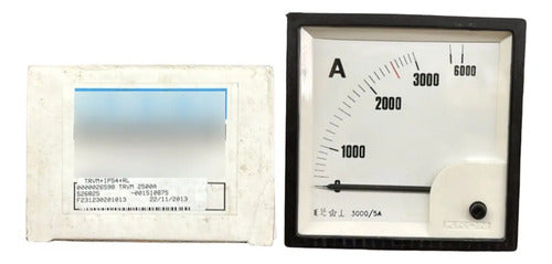 Amperimetro Fm96pc 3000/6000/5a Trvm Em 2500a Ip54 Kron