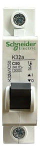 Kit Com 6 Peças: Disjuntor 1p 50a K32a1c50 Schneider