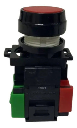 Botão 22mm 1na 1nf Vermelho 2a-720.11 Eaton