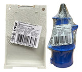 Kit Tomada N4009 + Plug N4079 16a 3p+t 220/240v Azul Steck Azul