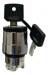 Chave Seletora Ø22mm Metálica, 2 Pos Na+nf Xb4bg25 Schneider Metal Cromado