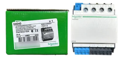 Distribuidor Distribloc Superior 4p 3p+n 63a 04040 Schneider