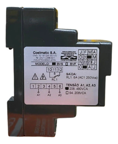 Rele Pps Seq Fase 208-480v Bvs1 Coel