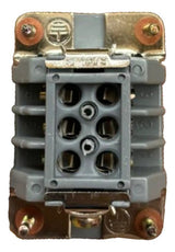 Kit C/ 2 Pçs: Miolo Femea Multipolar 6p 16a 600v Smb06 Steck Cinza