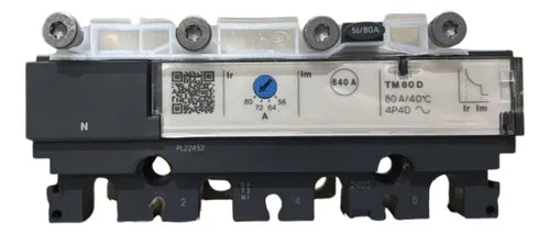 Disparador Nsx100 Tm80d Tetrapolar 4p4d Lv429051 Schneider