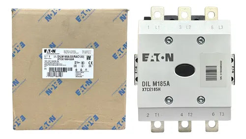 Contator Dilm185a/22(rac120) 185a 100-120v 2na2nf 90kw Eaton 100-120v